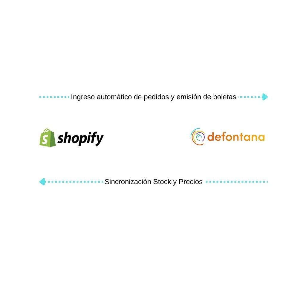 Conecta Shopify con DeFontana